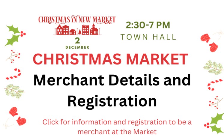 Calling all Merchants! Christmas Market Information and Registration
